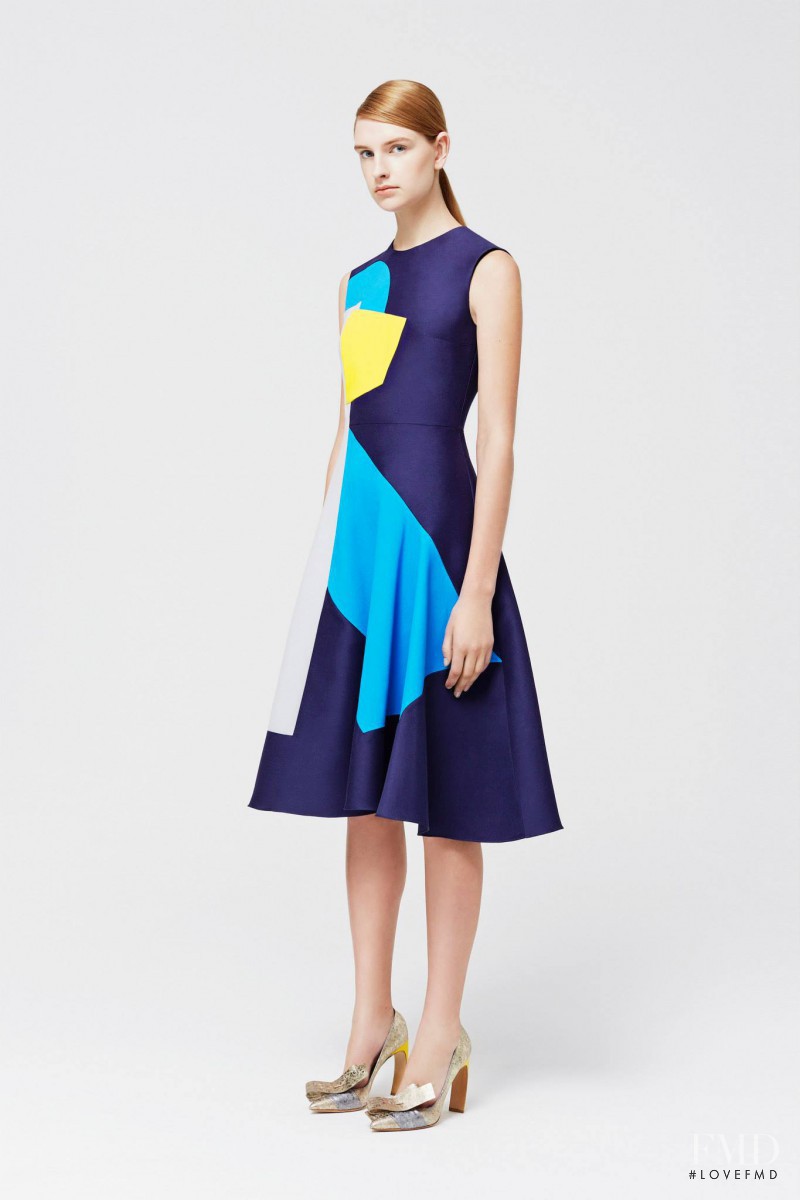 Ieva Palionyte featured in  the Roksanda Ilincic fashion show for Resort 2015