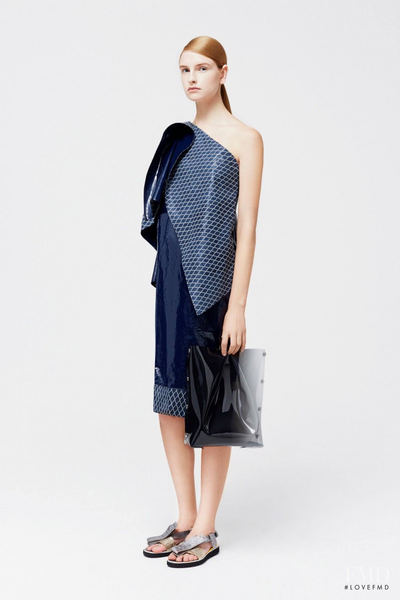 Ieva Palionyte featured in  the Roksanda Ilincic fashion show for Resort 2015