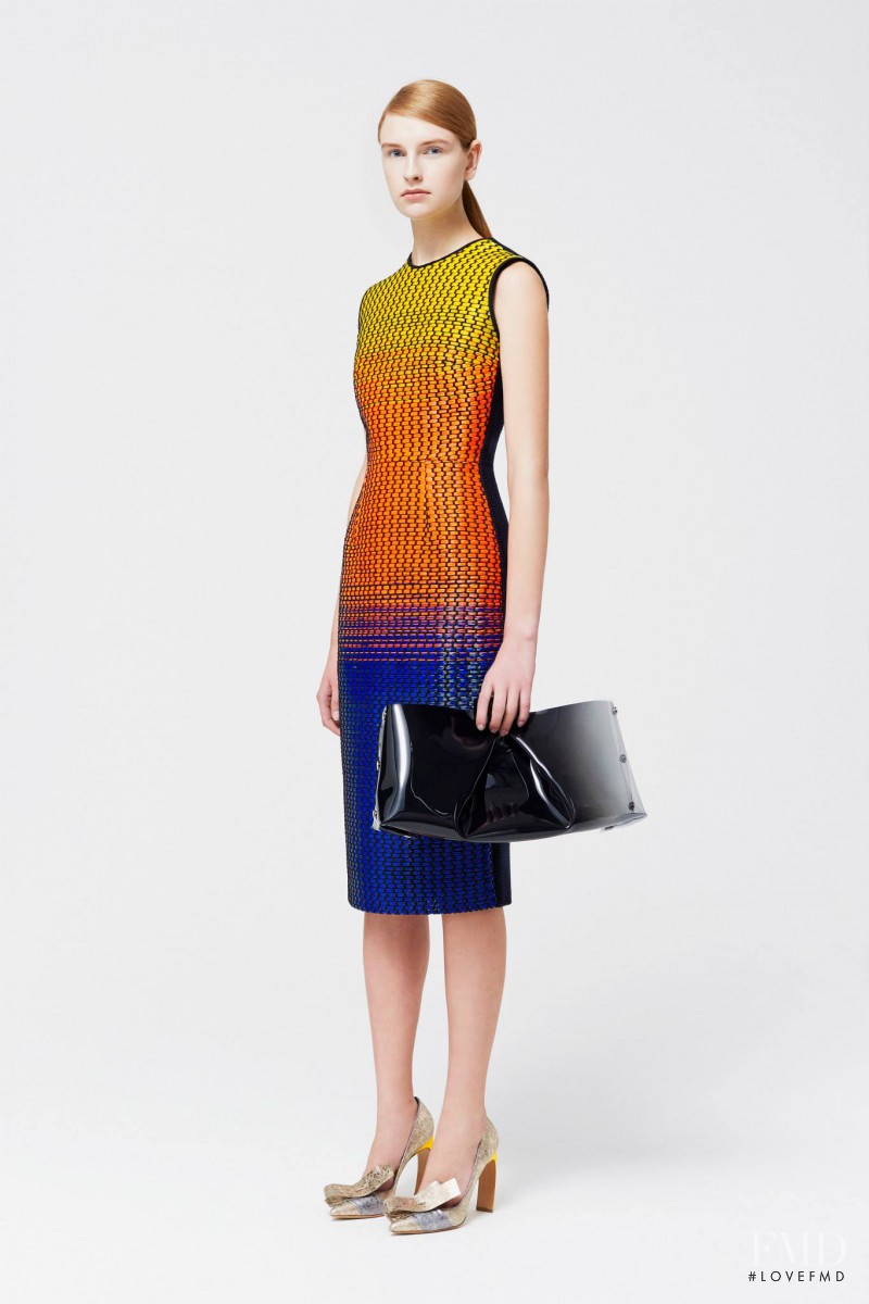 Ieva Palionyte featured in  the Roksanda Ilincic fashion show for Resort 2015