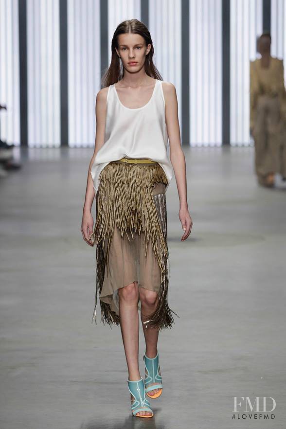 Clarine de Jonge featured in  the Claes Iversen fashion show for Spring/Summer 2014