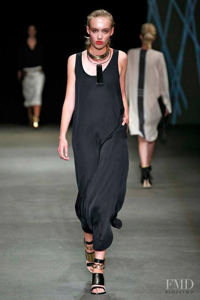 Anna Sophie Conradsen featured in  the By Malene Birger fashion show for Spring/Summer 2015