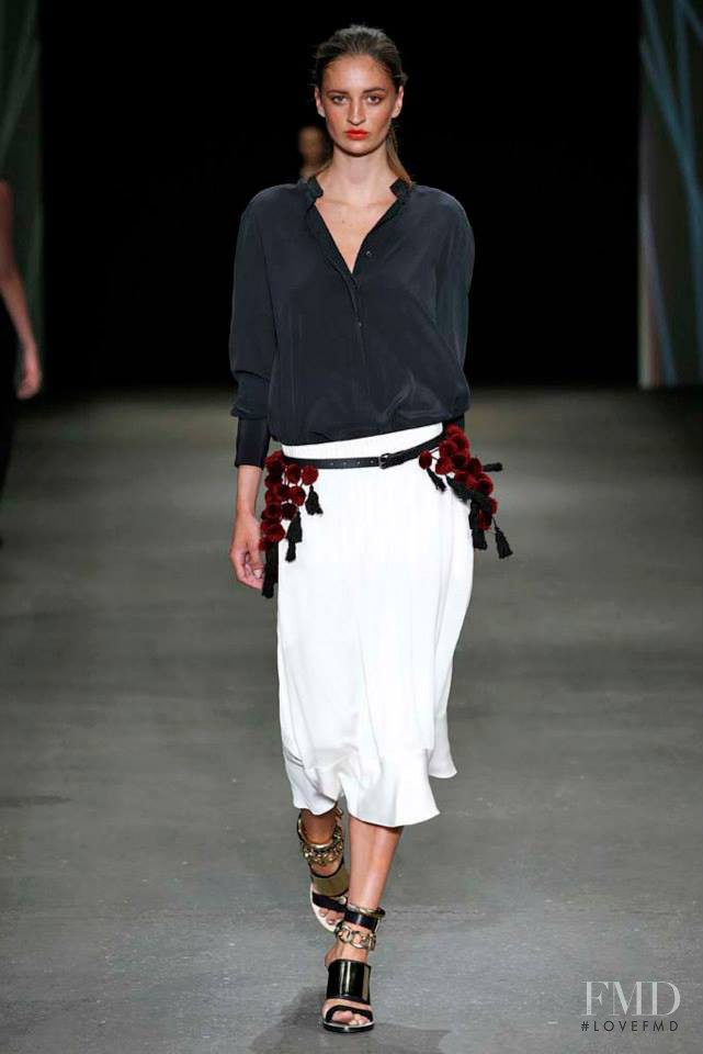 Cristina Mantas featured in  the By Malene Birger fashion show for Spring/Summer 2015