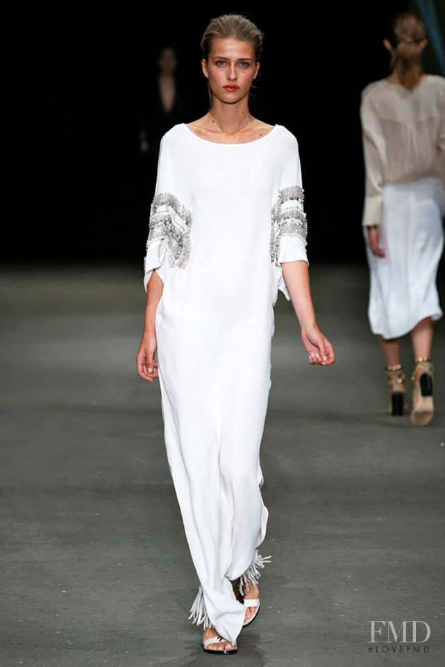 Regitze Harregaard Christensen featured in  the By Malene Birger fashion show for Spring/Summer 2015