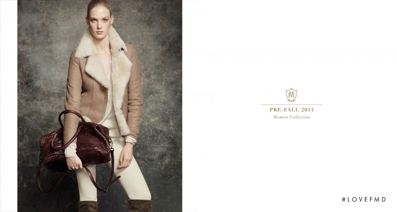 Charlene Hoegger featured in  the Massimo Dutti advertisement for Pre-Fall 2014