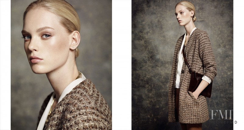 Charlene Hoegger featured in  the Massimo Dutti advertisement for Pre-Fall 2014