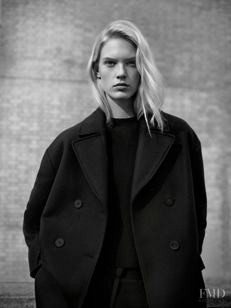 Charlene Hoegger featured in  the Cos Sweden advertisement for Autumn/Winter 2014