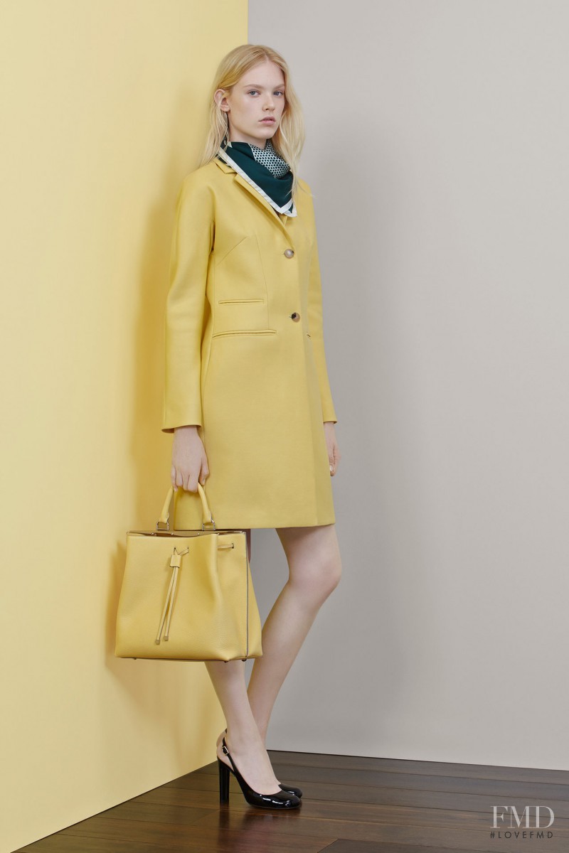 Charlene Hoegger featured in  the Mulberry fashion show for Resort 2015