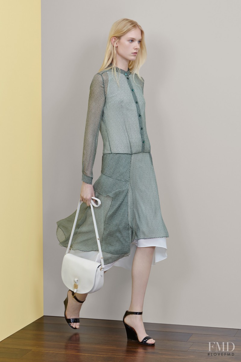 Charlene Hoegger featured in  the Mulberry fashion show for Resort 2015