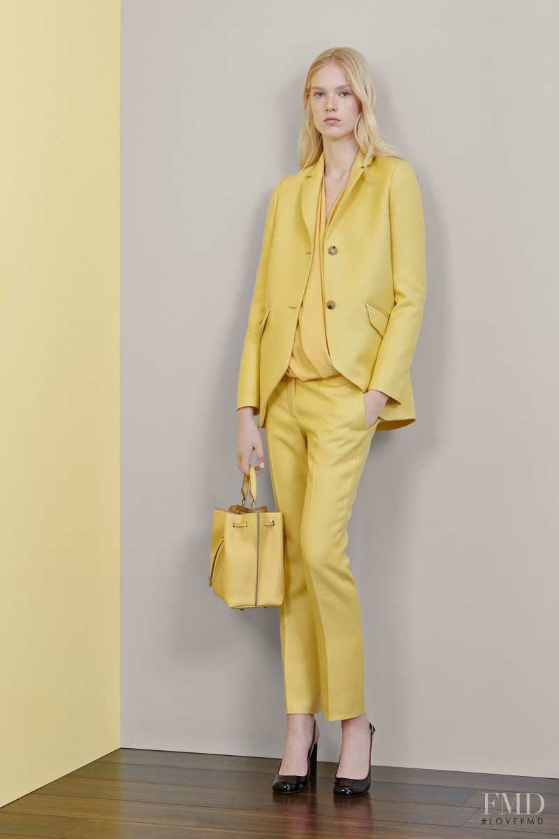 Charlene Hoegger featured in  the Mulberry fashion show for Resort 2015