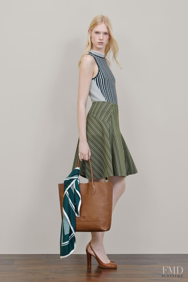 Charlene Hoegger featured in  the Mulberry fashion show for Resort 2015