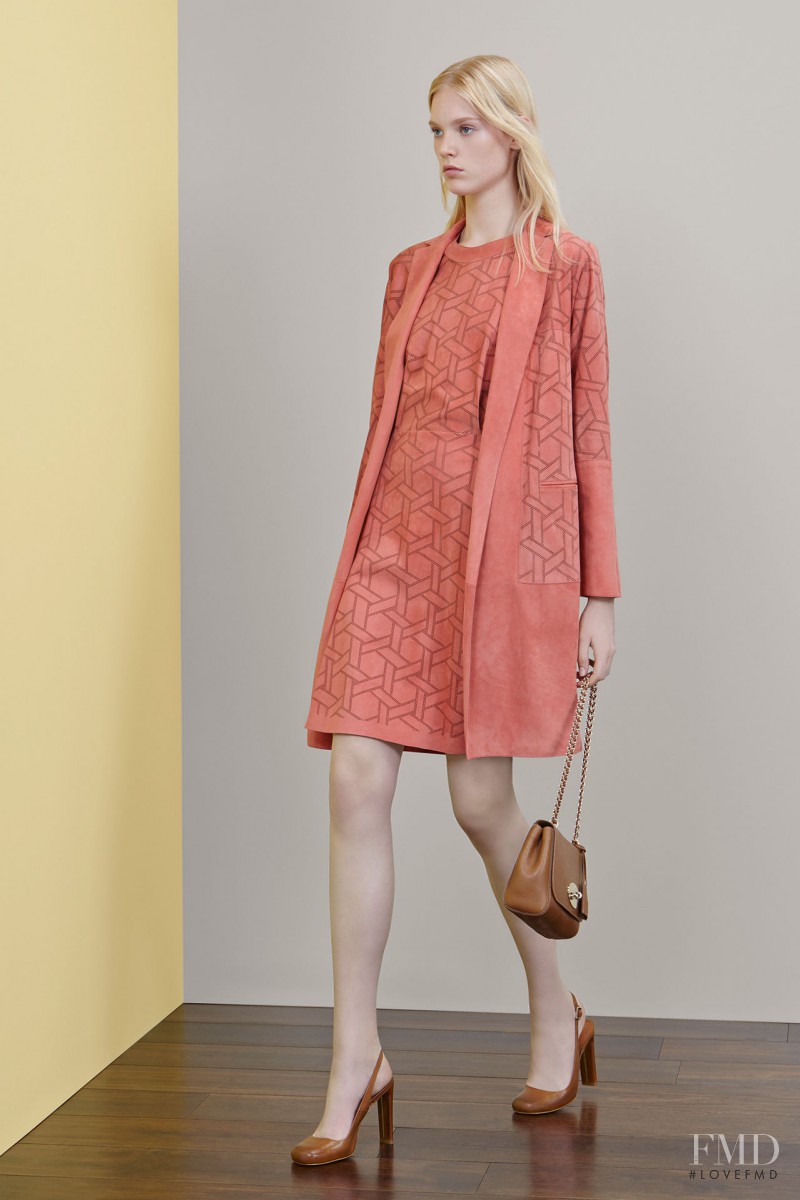 Charlene Hoegger featured in  the Mulberry fashion show for Resort 2015