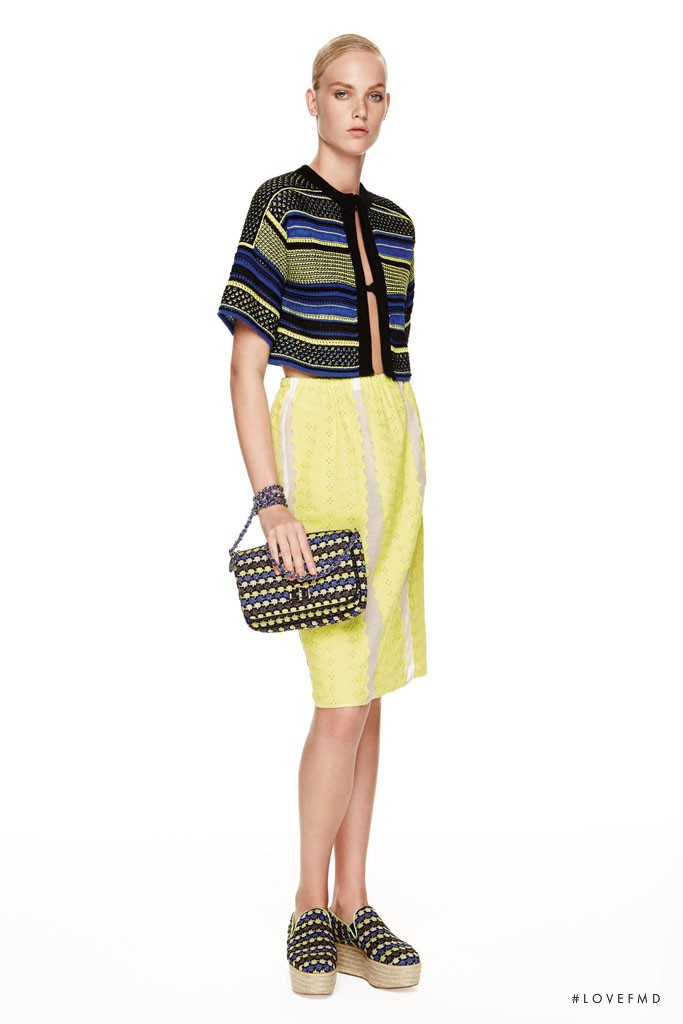 Charlene Hoegger featured in  the M Missoni lookbook for Spring/Summer 2015