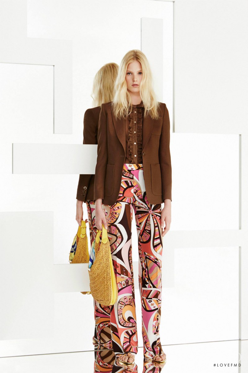 Charlene Hoegger featured in  the Pucci fashion show for Resort 2015