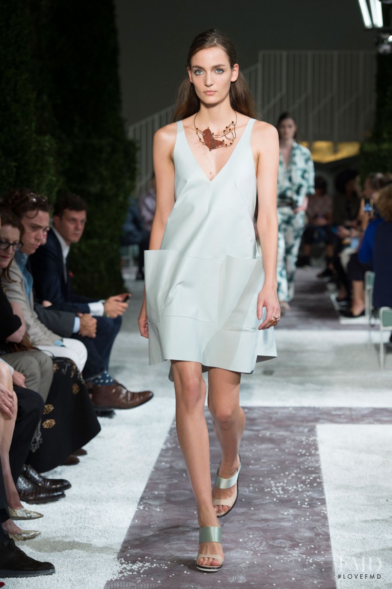 Zuzanna Bijoch featured in  the Tod\'s fashion show for Spring/Summer 2015