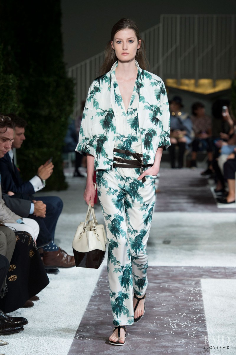 Viktoria Machajdik featured in  the Tod\'s fashion show for Spring/Summer 2015