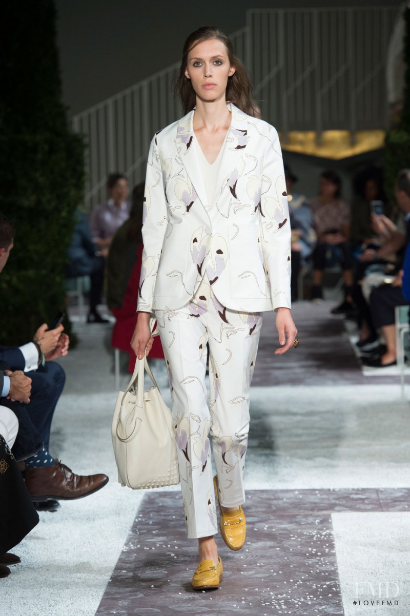 Georgia Hilmer featured in  the Tod\'s fashion show for Spring/Summer 2015