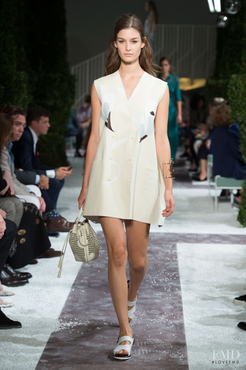 Ophélie Guillermand featured in  the Tod\'s fashion show for Spring/Summer 2015