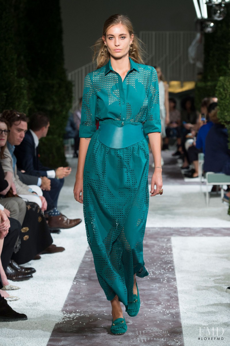Nadja Bender featured in  the Tod\'s fashion show for Spring/Summer 2015