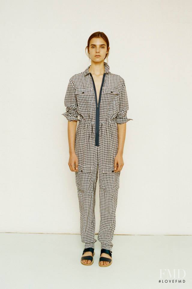 Olivia David featured in  the Richard Nicoll fashion show for Resort 2015