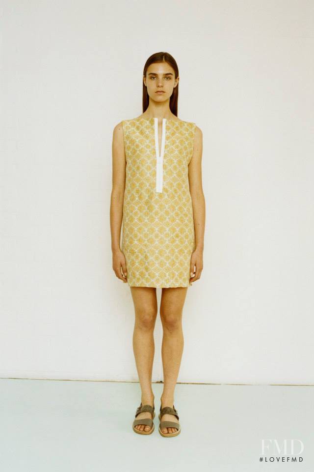 Olivia David featured in  the Richard Nicoll fashion show for Resort 2015