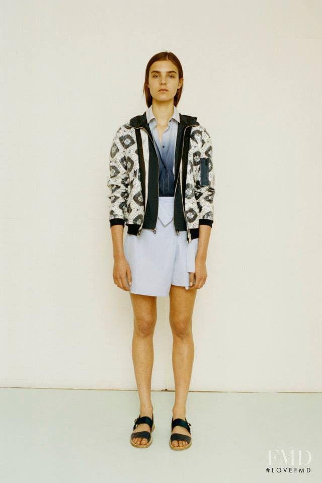 Olivia David featured in  the Richard Nicoll fashion show for Resort 2015