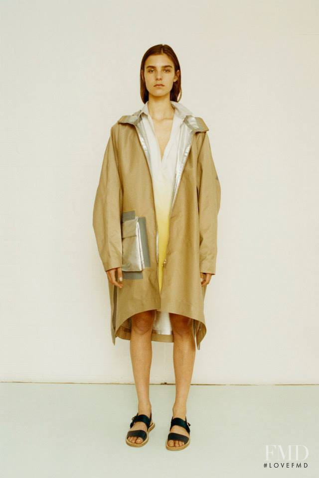 Olivia David featured in  the Richard Nicoll fashion show for Resort 2015