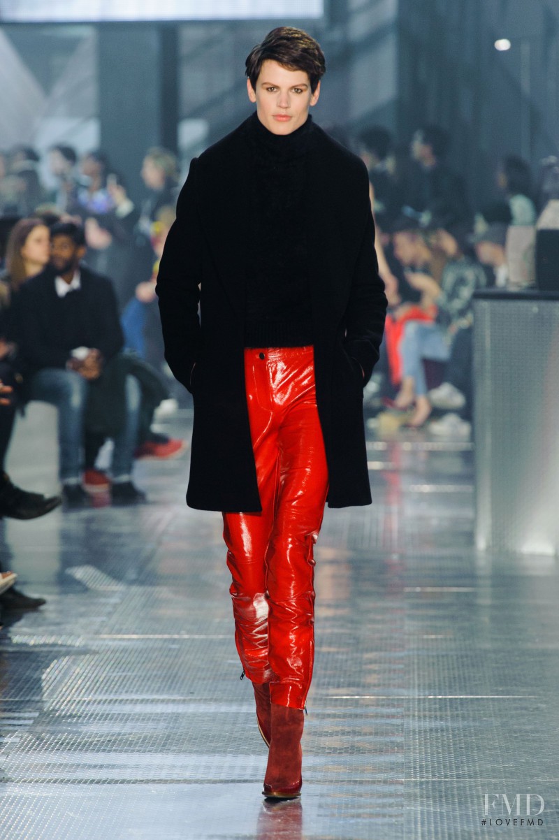 Saskia de Brauw featured in  the H&M fashion show for Autumn/Winter 2014