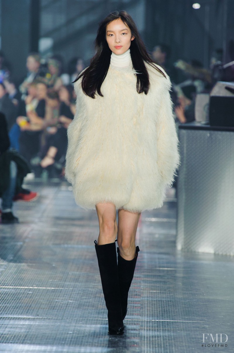 Liu Wen featured in  the H&M fashion show for Autumn/Winter 2014