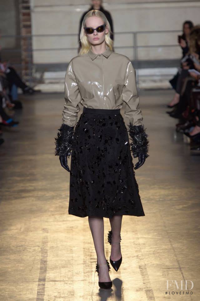 Irene Hiemstra featured in  the Rochas fashion show for Autumn/Winter 2014