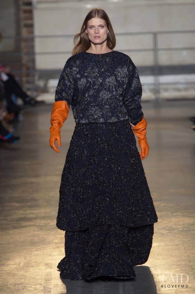 Malgosia Bela featured in  the Rochas fashion show for Autumn/Winter 2014