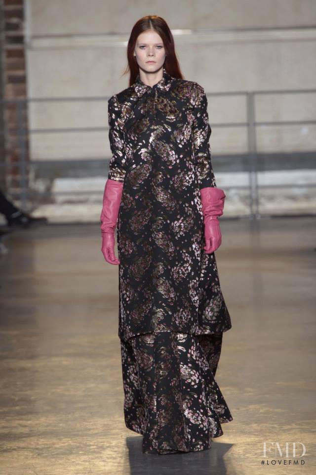 Irina Kravchenko featured in  the Rochas fashion show for Autumn/Winter 2014