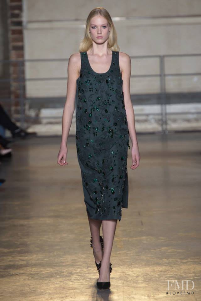 Charlene Hoegger featured in  the Rochas fashion show for Autumn/Winter 2014