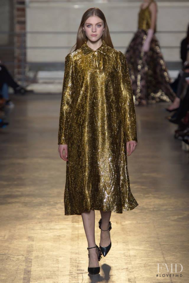 Hedvig Palm featured in  the Rochas fashion show for Autumn/Winter 2014