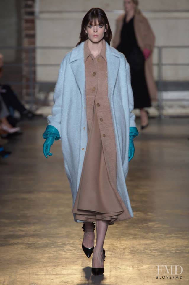 Meghan Collison featured in  the Rochas fashion show for Autumn/Winter 2014