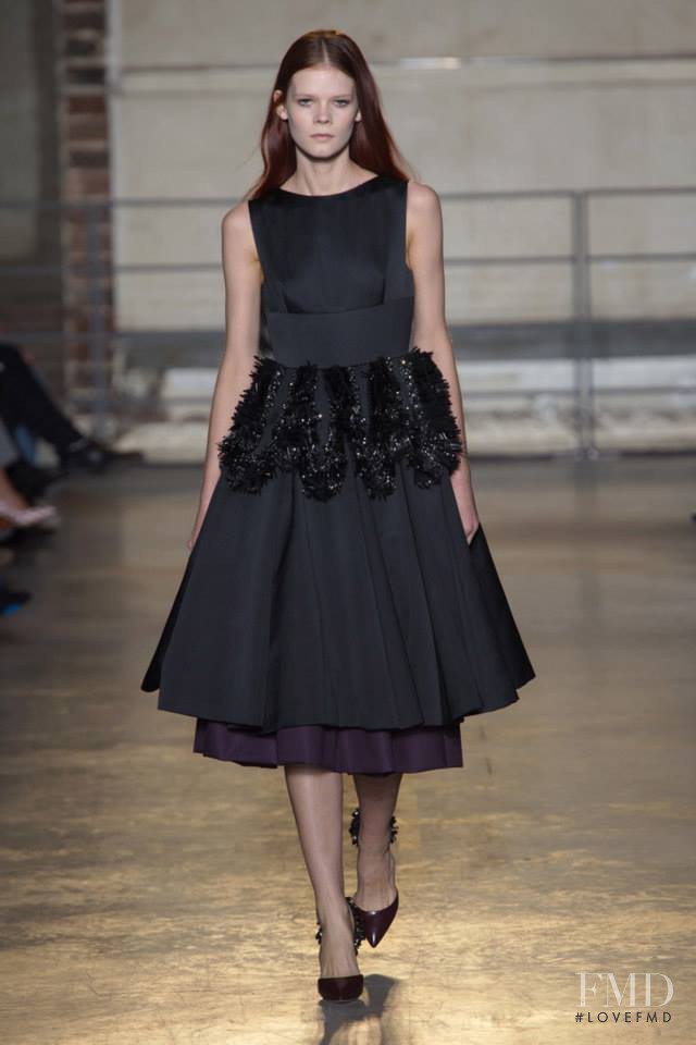 Irina Kravchenko featured in  the Rochas fashion show for Autumn/Winter 2014