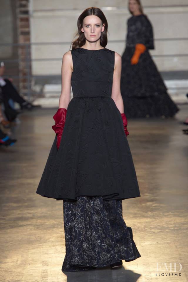 Ann-Catherine Lacroix featured in  the Rochas fashion show for Autumn/Winter 2014