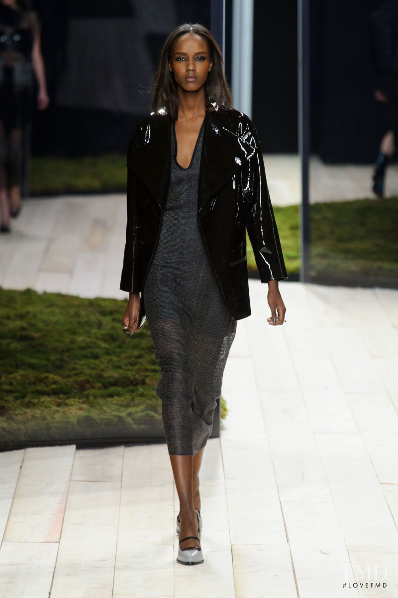 Leila Ndabirabe featured in  the Maiyet fashion show for Autumn/Winter 2014