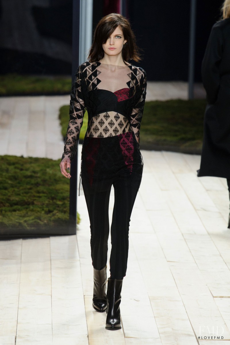 Zlata Mangafic featured in  the Maiyet fashion show for Autumn/Winter 2014