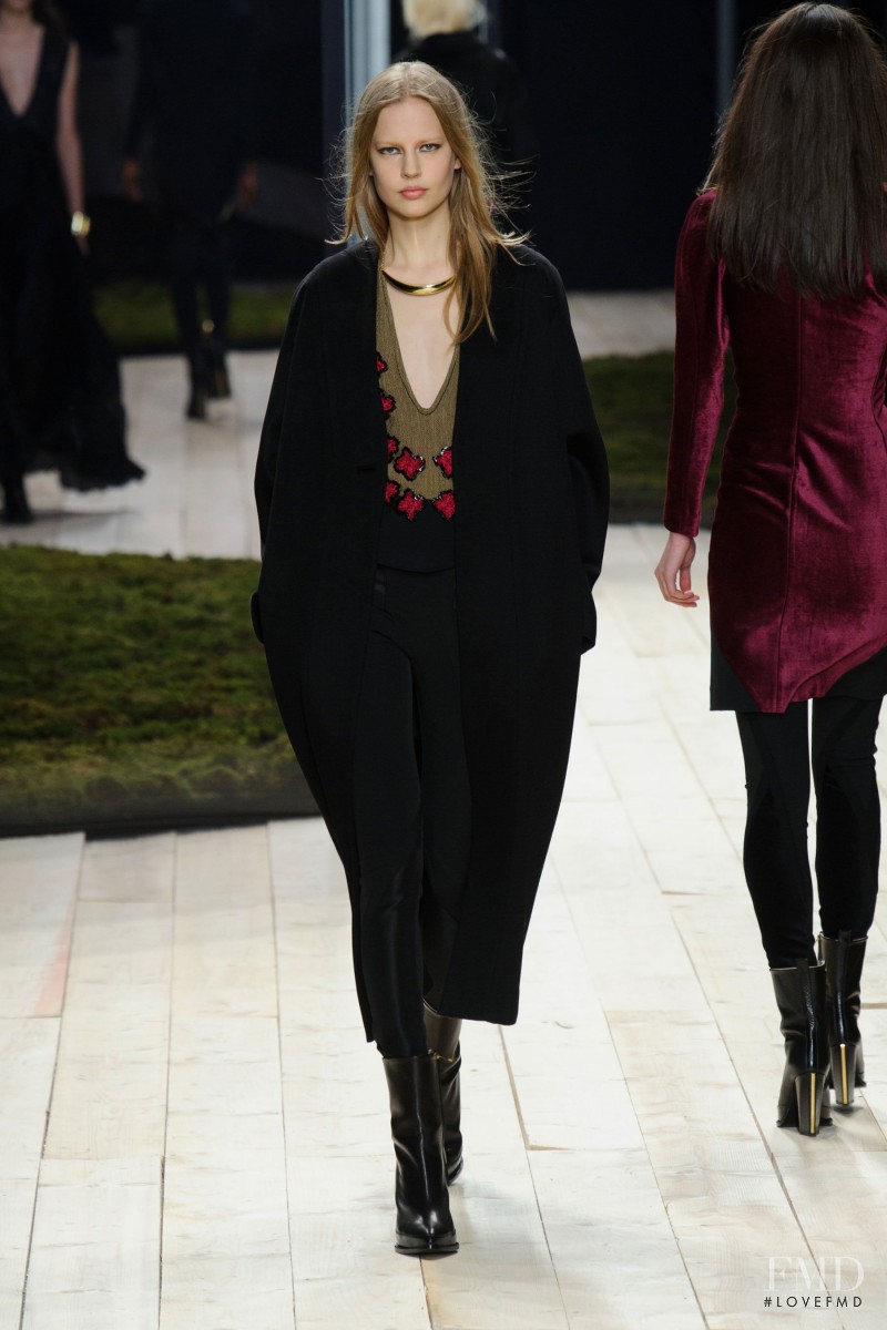 Elisabeth Erm featured in  the Maiyet fashion show for Autumn/Winter 2014