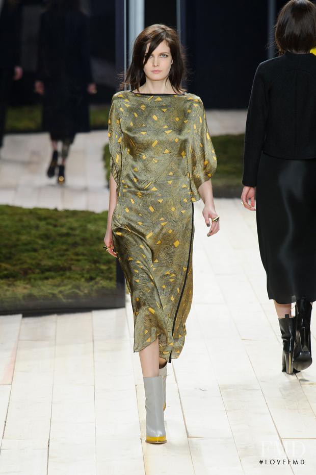 Zlata Mangafic featured in  the Maiyet fashion show for Autumn/Winter 2014