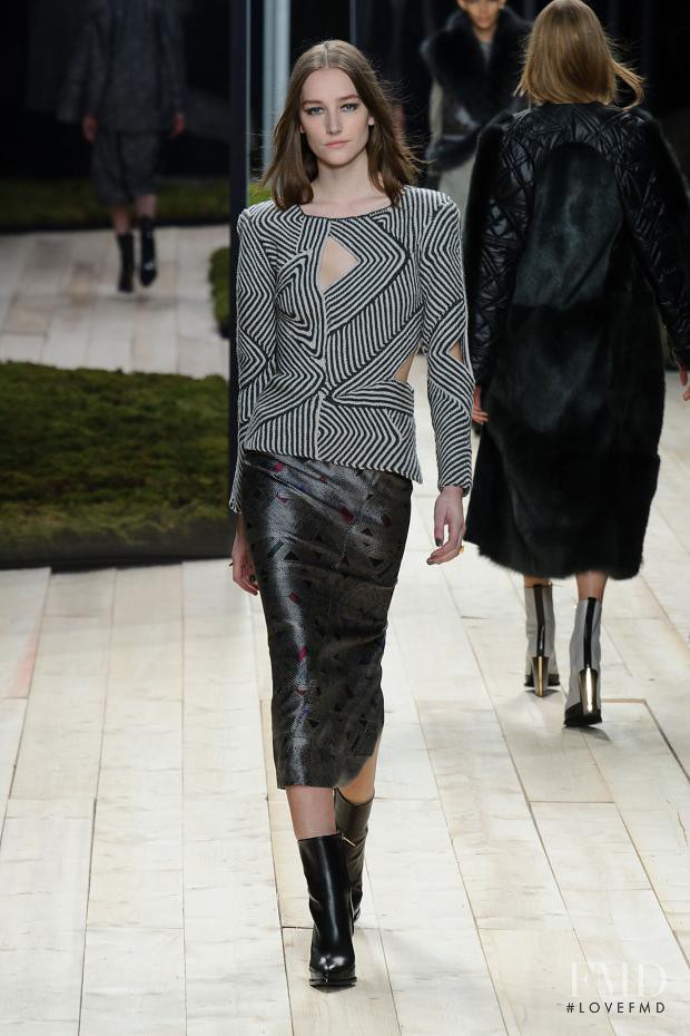 Joséphine Le Tutour featured in  the Maiyet fashion show for Autumn/Winter 2014