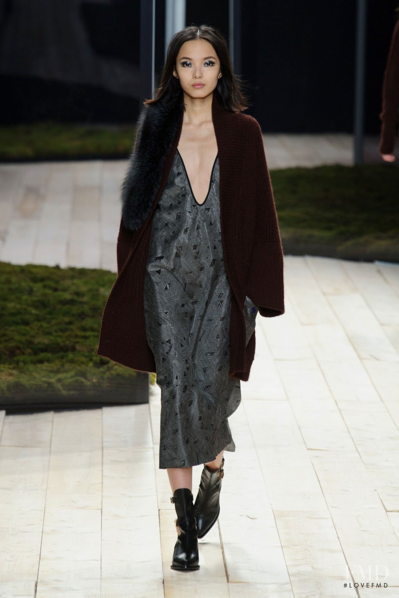 Xiao Wen Ju featured in  the Maiyet fashion show for Autumn/Winter 2014