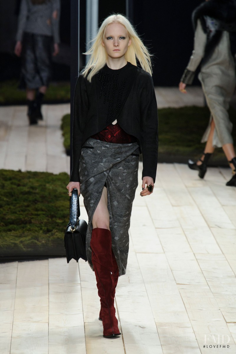 Maja Salamon featured in  the Maiyet fashion show for Autumn/Winter 2014