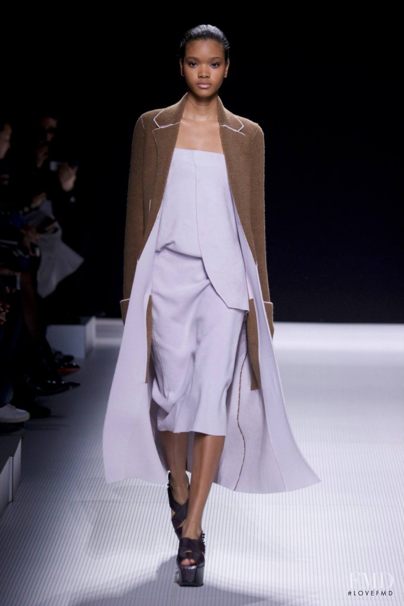 Iesha Hodges featured in  the Sonia Rykiel fashion show for Autumn/Winter 2014