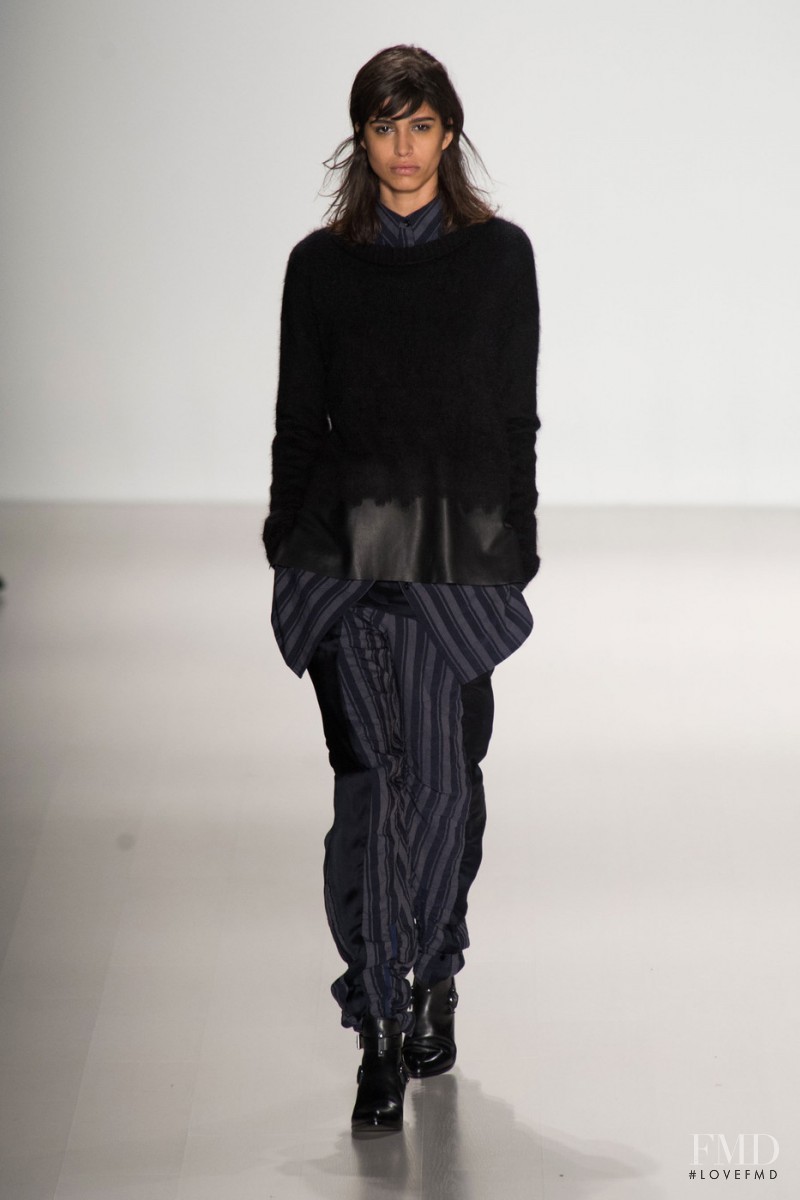 Mica Arganaraz featured in  the Richard Chai Love fashion show for Autumn/Winter 2014