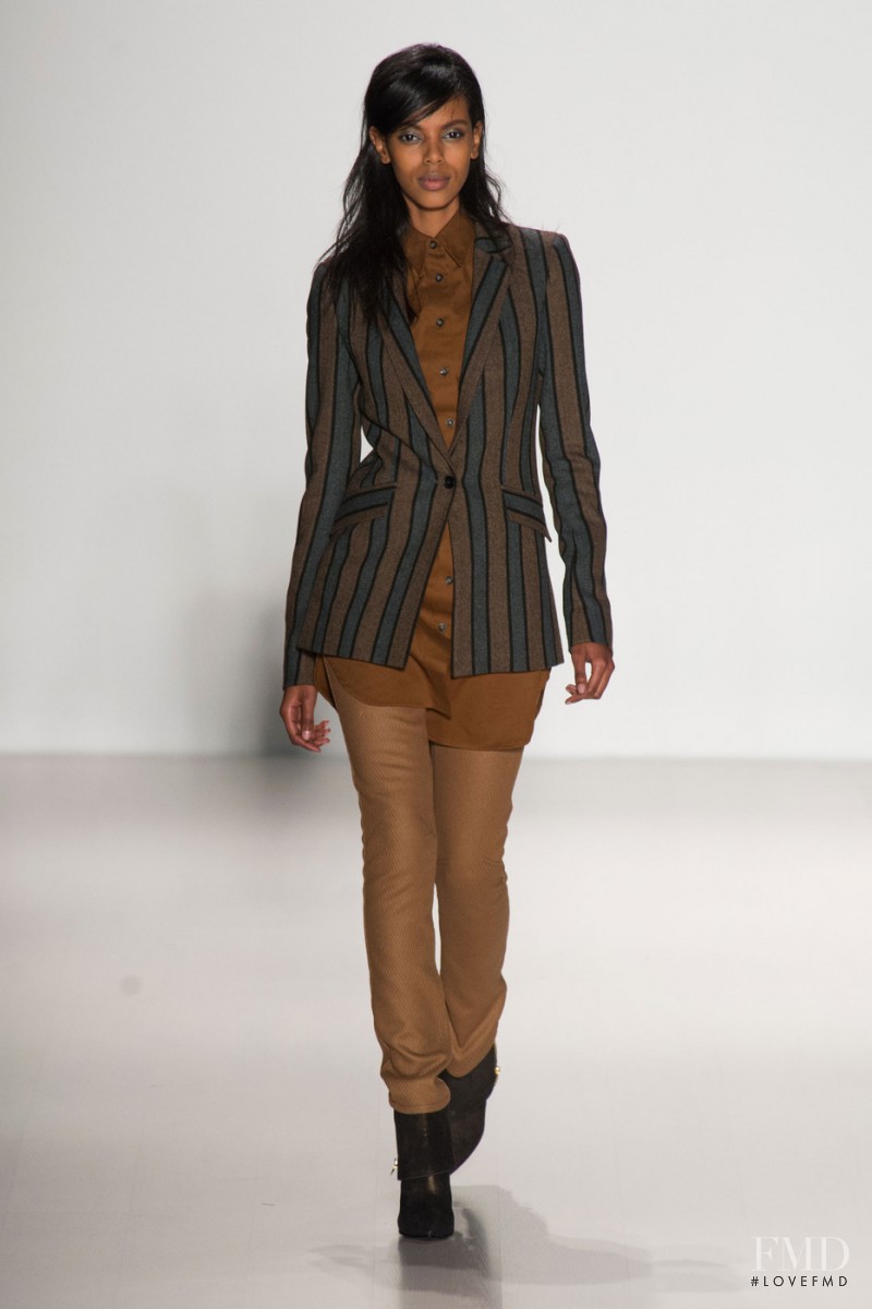 Grace Mahary featured in  the Richard Chai Love fashion show for Autumn/Winter 2014