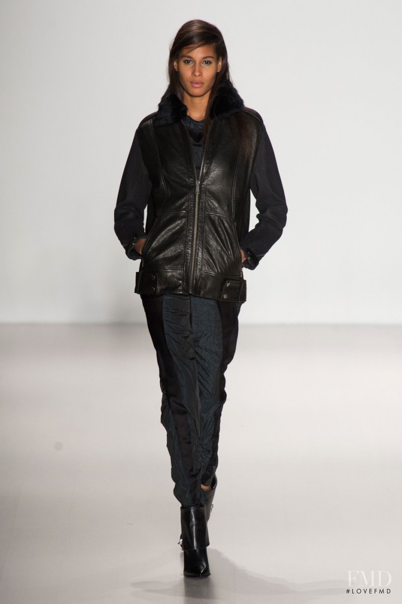 Cindy Bruna featured in  the Richard Chai Love fashion show for Autumn/Winter 2014