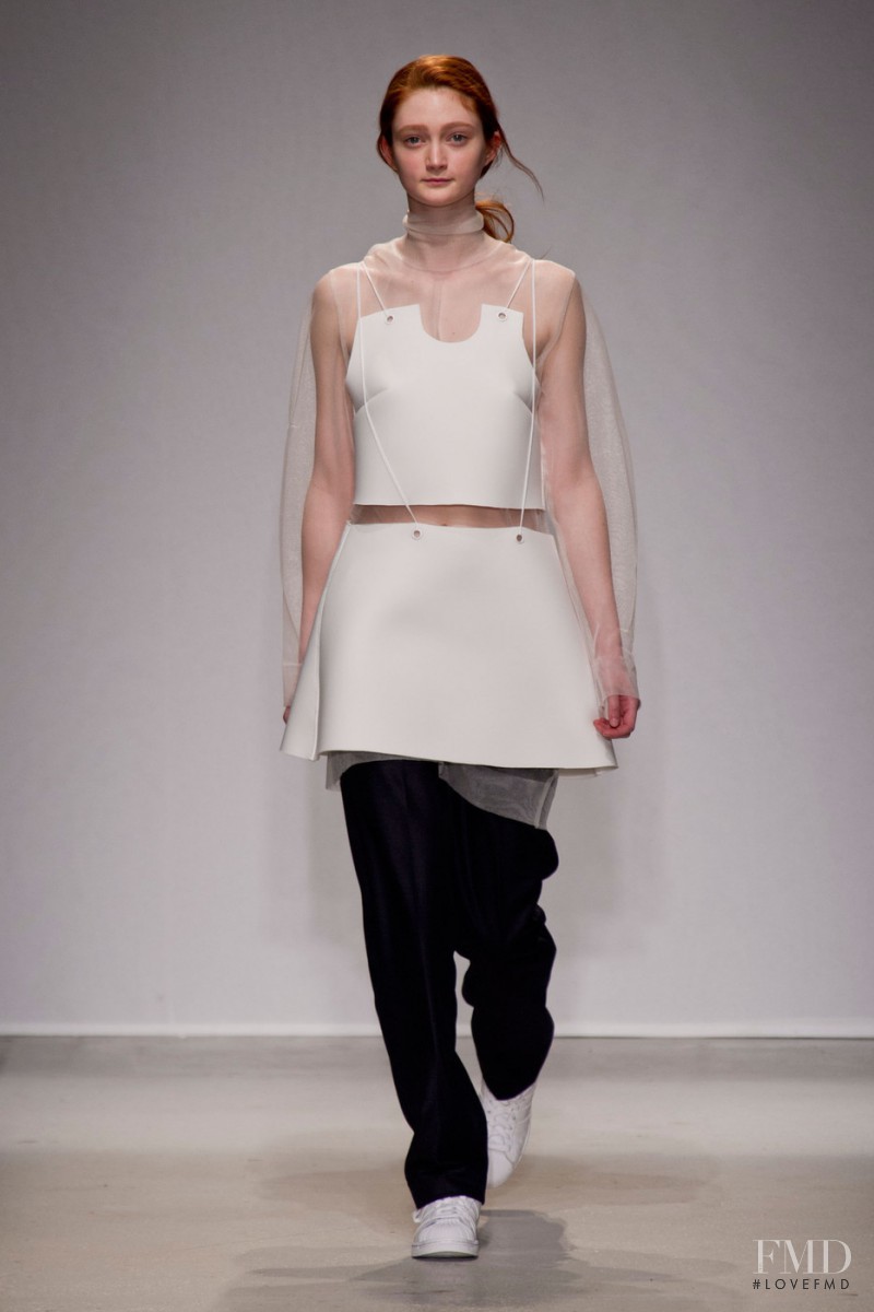 Sophie Touchet featured in  the Jacquemus fashion show for Autumn/Winter 2014