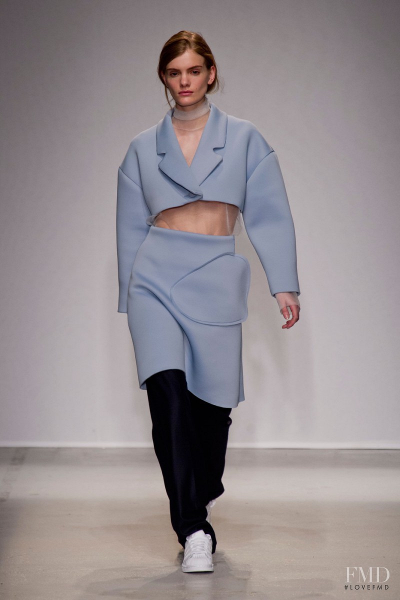 Emily Astrup featured in  the Jacquemus fashion show for Autumn/Winter 2014