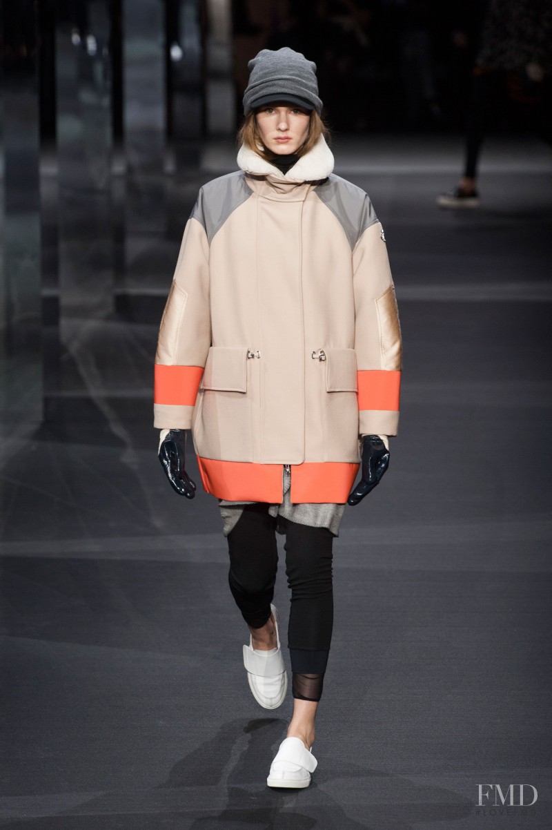 Alicia Holtz featured in  the Moncler Gamme Rouge fashion show for Autumn/Winter 2014